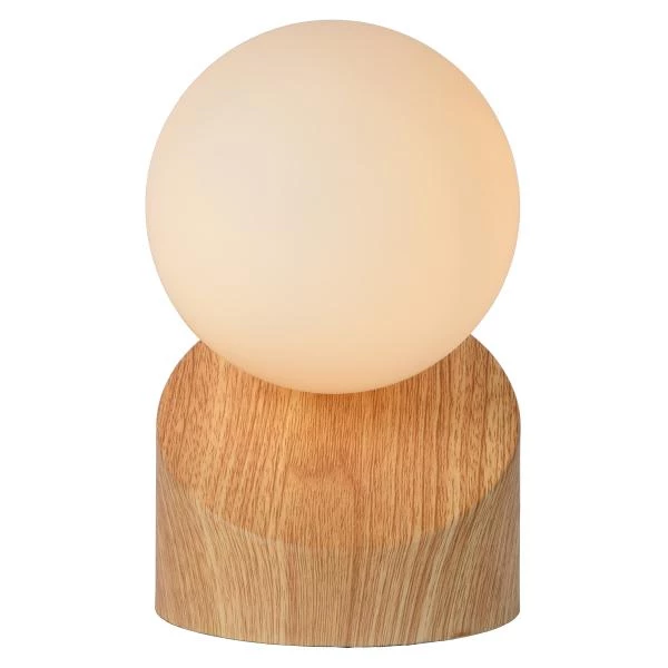 Lucide LEN - Lampe de table - Ø 10 cm - 1xG9 - Bois clair - détail 2